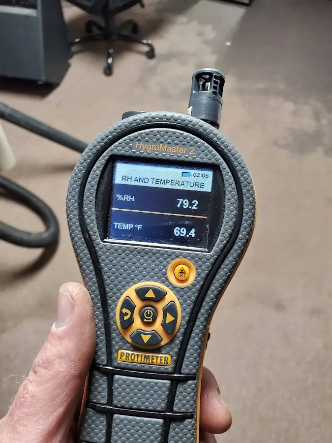 Moisture meter humidity assessment for Fire & Smoke Damage Restoration in East Hanover